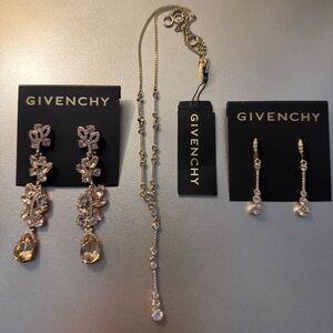 Givenchy Rose Gold Necklace and Earrings Set
